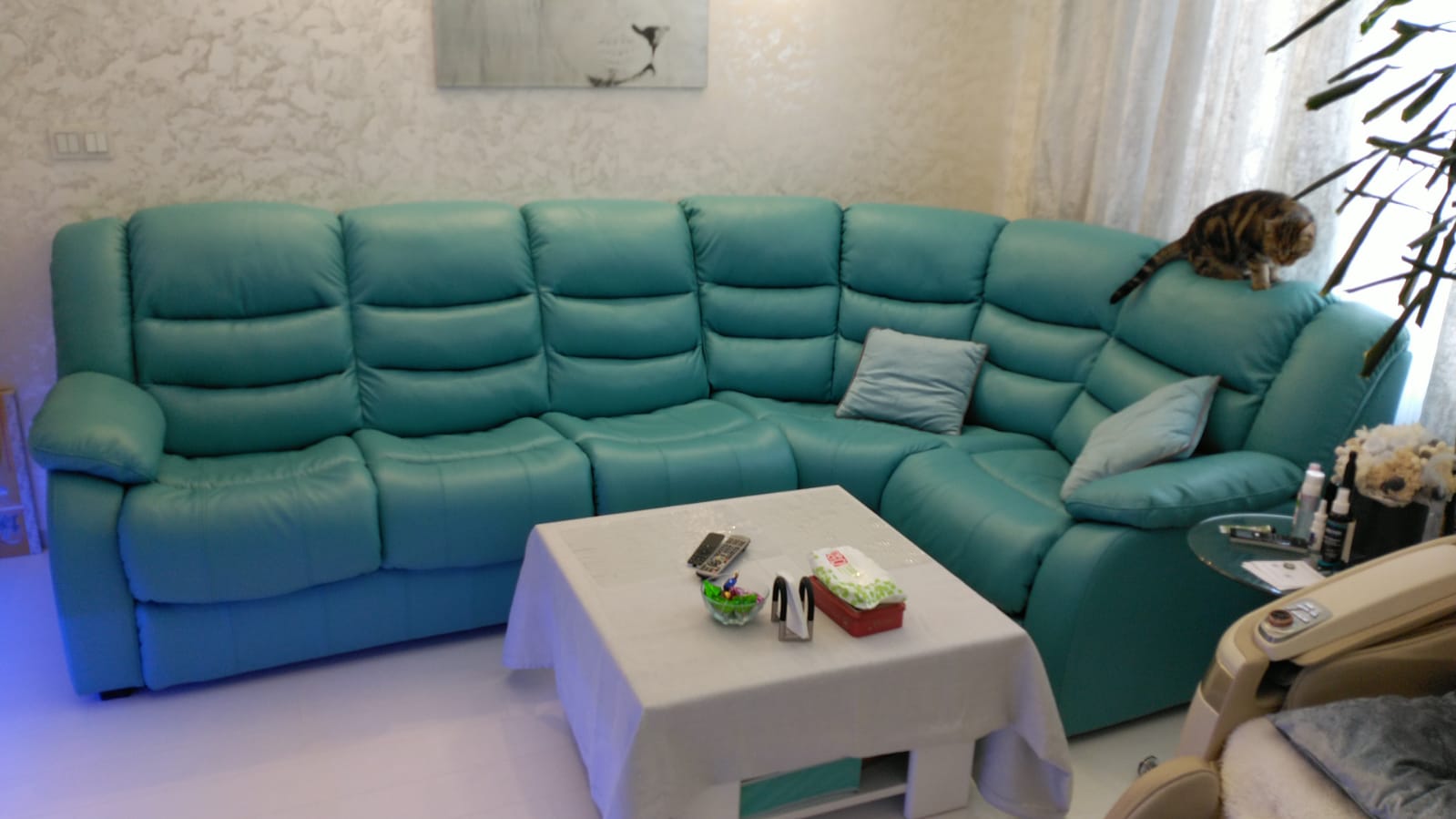 Перетяжка дивана на дому. Проспект Вернадского 