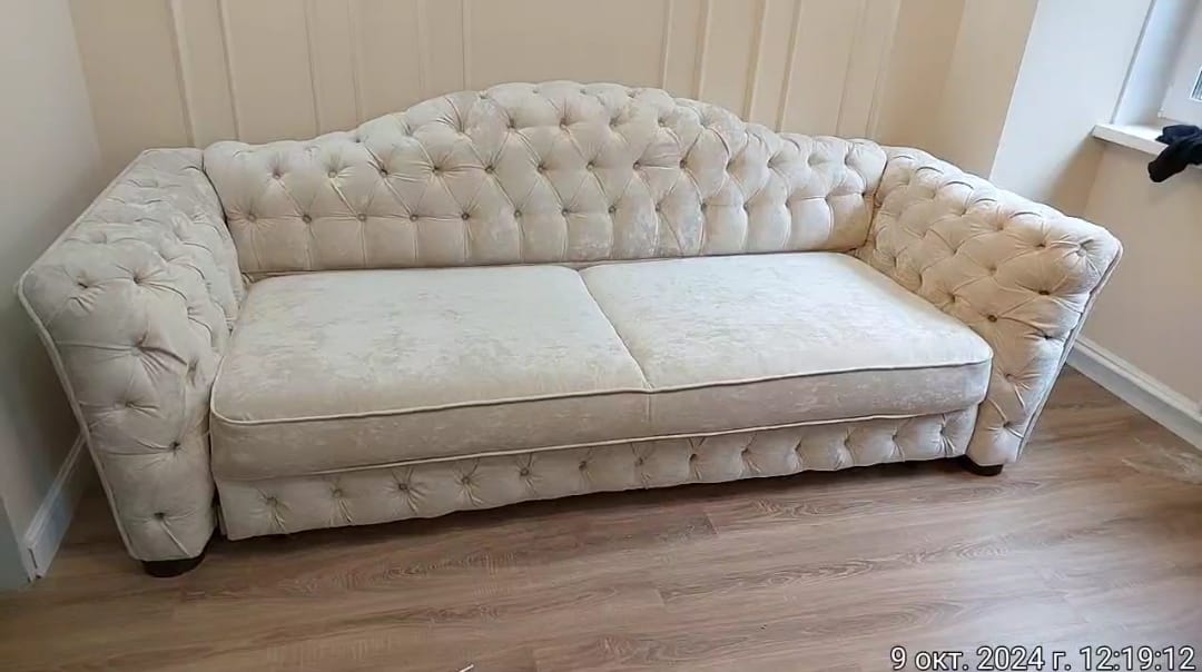 Замена обивки дивана на дому. Проспект Вернадского 